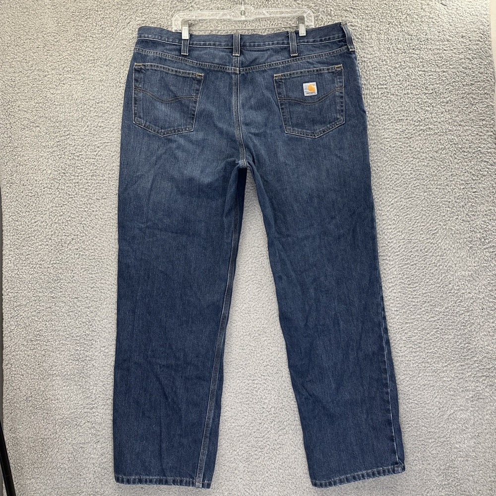 Carhartt Holter Relaxed Fit Jeans Straight Leg Workwear 101483-968 Men's 42 x 32